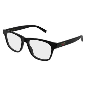 Gucci Rechthoekig Optisch Montuur - unisex - Brillen - Zwart - 55 MM - Accessoires