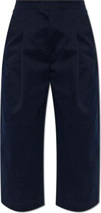 STUDIO NICHOLSON Dordoni Broek - Dames - Vrijetijds broeken - Blauw - 2XS - Katoen - Broeken