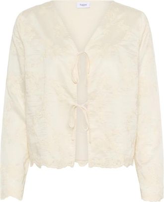 Saint Tropez Blouses - Dames - Blouses - Beige - M - Overhemden