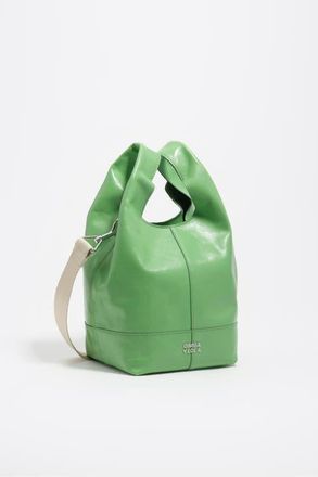 Bimba & Lola Medium Leather Tote Bag in Emerald at Nordstrom