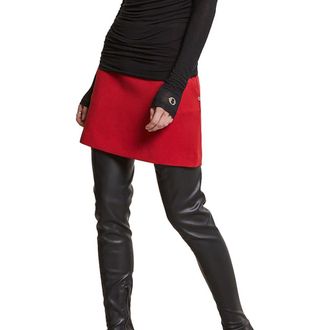 ottod'Ame Solid Mini Skirt in Lipstick at Nordstrom, Size 42 It