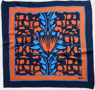 Barts Womens Patterned block square scarf
