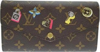 Louis Vuitton Pre-owned Long wallet (tri-fold) - Dames - Vintage Accessoires - Bruin - ONE Size - Vintage