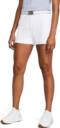 Under Armour Drive 4 Shorts Womens Shorts White/Halo Gray/Halo Gray : 10 4, Polyester/Twill