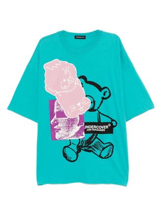 Undercover T-shirt in cotone - Blu