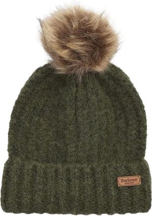 Barbour Dover Muts & Hailes Sjaal Cadeauset - Dames - Accessoires - Groen - Maat: ONE Size Acryl
