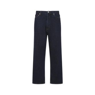 STUDIO NICHOLSON Straight Jeans, male, Blue, Size: XS Marylebone Jeans