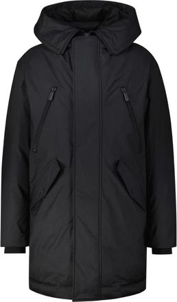 Dsquared2 Lange Hooded Parka Jas - Heren - Parka Jassen - Zwart - M - Jassen