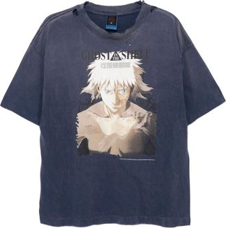 Saint Mxxxxxx T-shirt con stampa grafica - Blu