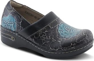 L'Artiste by Spring Step Lartiste By Spring Step Elkayjay Clogs Womens Black Multi Shoes KHD531