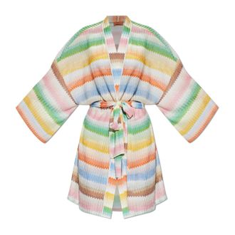Missoni Beachwear, female, Multicolor, Size: XS Zigzag Kimono