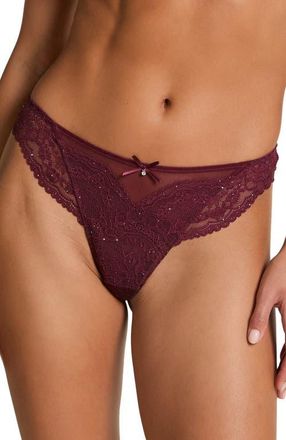 Hunkem&ouml;ller Isadora Thong in Red at Nordstrom, Size X-Large
