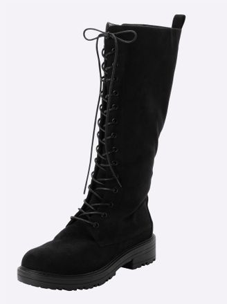 Sheego Weitschaftstiefel SHEEGO, Damen, Gr. 37, XXL-Schaft, schwarz, Schuhe Weitschaftstiefel