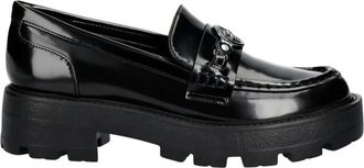 Guess Yaako Loafers - Dames - Schoenen - Zwart - Maat: 36 EU Leer