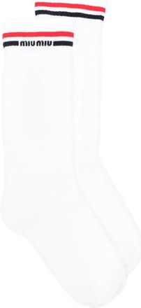 Miu Miu Stripe-detail Socks