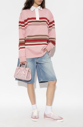 Amiri Polo With Logo, Womens, Pink