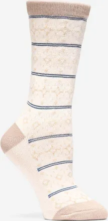 Cole Haan Womens Star Crew Socks - White