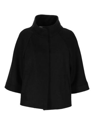 Chiara Ferragni funnel-neck long-sleeve jacket - Black