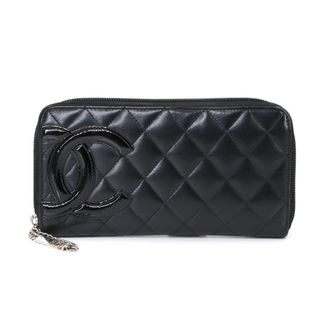 Chanel Black Cambon Ligne Long Wallet (Bi-Fold) (Pre-Owned)