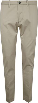 Nine In The Morning Slimme Chino Broek voor Mannen - Heren - Chinos - Beige - S - Broeken