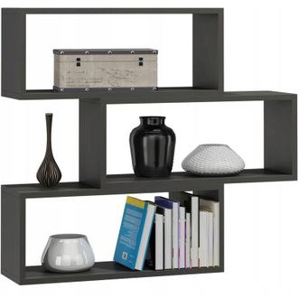 Adam Estantería colgante de pared ADAM, color gris antracita