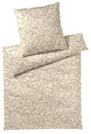 Schubiger M&ouml;bel Bettw&auml;sche Floral, Beige