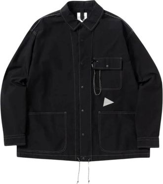 And Wander Hombre, Chaquetas, Negro, Talla: S