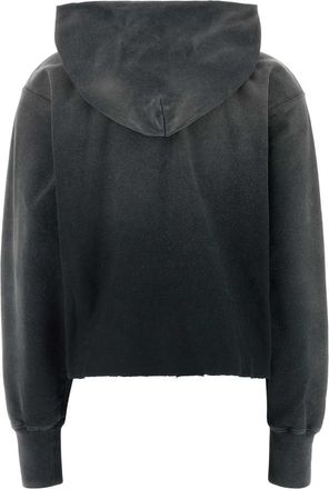 Maison Margiela Womens Cotton Hoodie Sweatshirt Gray Sweater