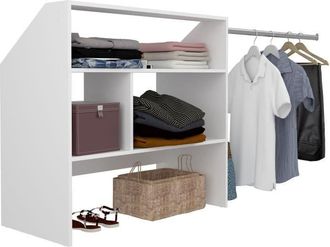Parisot Einsacc Kit De Armario Para Buhardilla Blanco 197x50x94 Cm