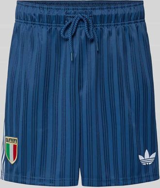adidas Originals Loose Fit Trikot-Shorts mit FIGC-Applikation in Marine, Gr&ouml;&szlig;e XL
