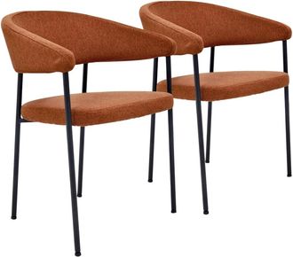 Oviala Conjunto de 2 sillones en contrachapado y Alfombra gris antracita