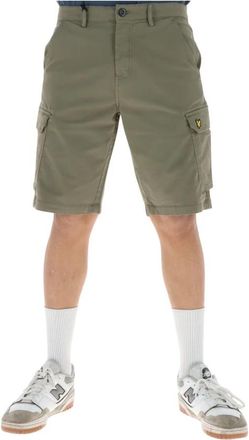 Lyle & Scott Casual Shorts - Heren - Korte Broeken - Groen - W32 - Katoen - Korte Broeken