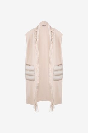 Herno Poncho aus Wolle und Kaschmir Resort Ultralight