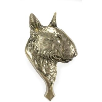 OEM Bull Terrier - Aldaba De Puerta En Forma De Cabeza De Perro, Aldaba De Lat&oacute;n, Decoraci&oacute;n De Puerta Retro De Art-dog