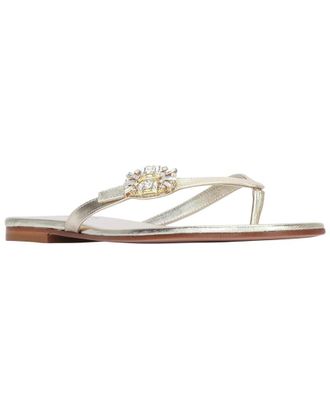 Roger Vivier Leather Thong Mule