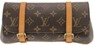 Louis Vuitton Pre-owned Belt Bags, female, Brown, Size: ONE SIZE Pre-owned Monogram Pochette