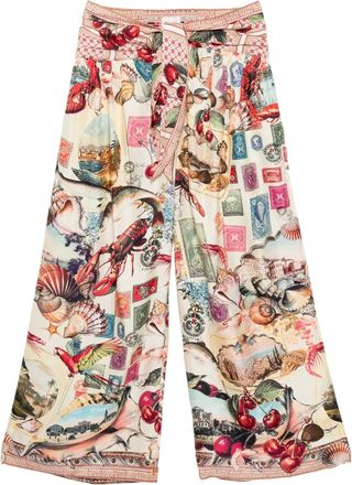 Camilla Pantaloni a gamba ampia Notes From The Road - Toni neutri