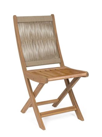 Outdoor Living Conjunto de 2 sillas en madera gris t&oacute;rtola