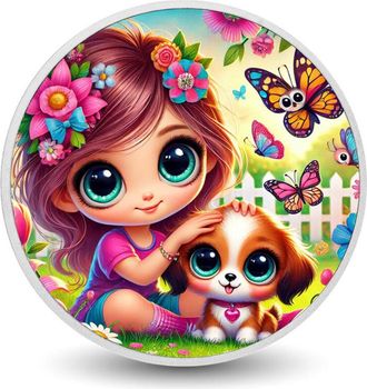 OEM Moneda De Plata De 1 Oz De Blossom Garden Companions