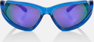 Balenciaga Side Xpander oval sunglasses