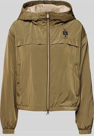 Blauer Jacke mit Zweiwege-Rei&szlig;verschluss Modell BURRAGE in Oliv, Gr&ouml;&szlig;e L