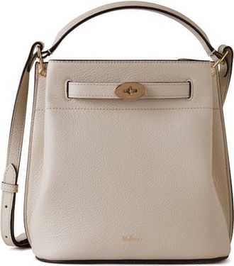 Mulberry Islington Leather Bucket Bag in Chalk at Nordstrom