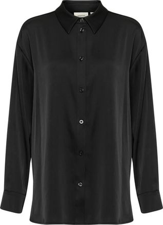 Gestuz Zwarte Shirt GZjessie Noos - Dames - Overhemden - Zwart - S - Overhemden