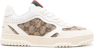 Gucci Sneakers, female, Multicolor, Size: 6 1/2 US Re-Web Sneakers with Iconic Details