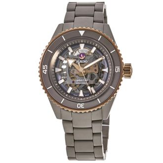 Rado Captain Cook High-Tech Ceramic Skeleton Dial Mens Watch R32150162
