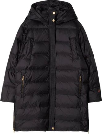 Busnel Jassen, Dames, Zwart, XS, Leer, Flisa Donsjas