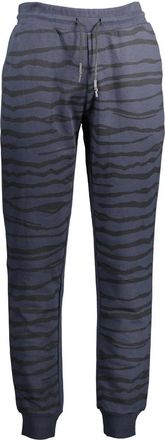Cavalli Cotton Regular Fit Joggers - Heren - Sweatpants - Blauw - XL - Katoen - Broeken