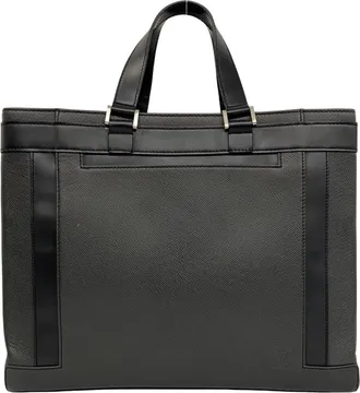 Louis Vuitton Black Leather Briefcase (Pre-Owned)