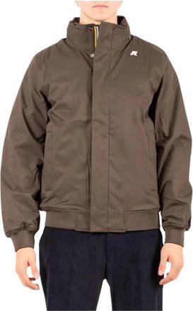 K-Way Amaury Jacket - Heren - Bomber jackets - Bruin - XL - Polyester - Jassen
