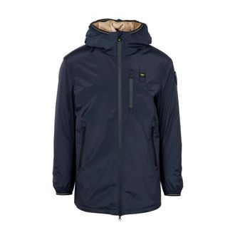 Blauer Jarvis Taped Jacket - Heren - Zomerjassen - Blauw - 2XL - Polyester - Jassen
